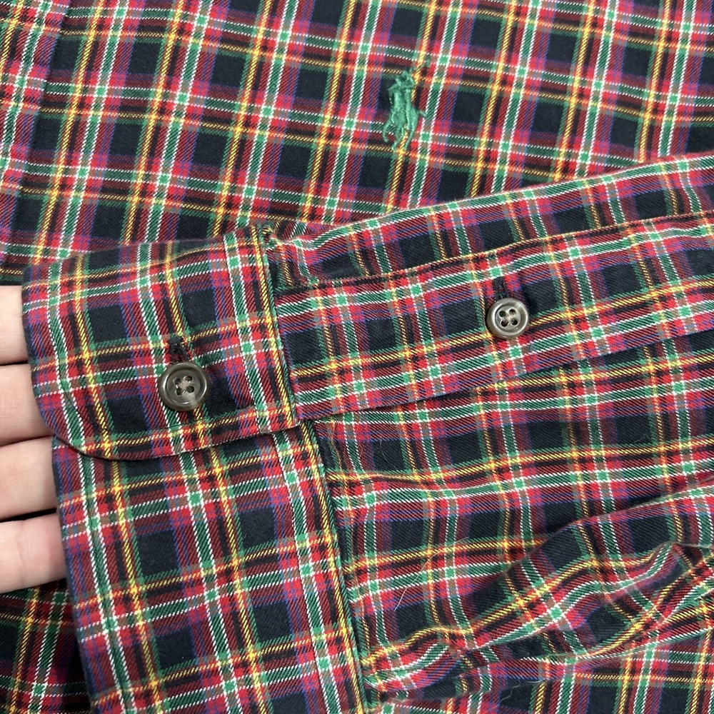 Mens Polo Ralph‎ Lauren Classic Fit Shirt Long Sleeve Button Down Casual 2XL XXL